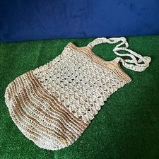 Zara Paper Straw Knitted Beige