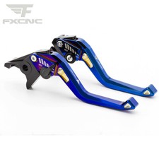 FXCNC Rhombus Brake Clutch Levers Plating For Suzuki GS 500 GS500E 2008 1998