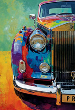 Classic Rolls Royce style car