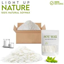 1KG-50KG Soy Wax 100% Pure Candle Making Wax Natural Flakes Clean Burning Soya
