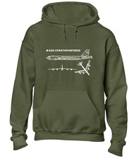 B52 bomber blueprint - blueprint, hoody