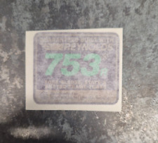 Reynolds 753 R Frame Decal