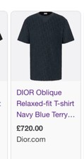Dior Oblique Terry Towelling T