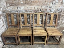 Rustic Wooden Dining Chairs