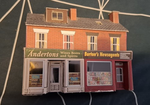 Cardboard model railway - model,