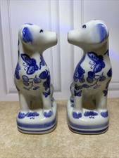 Vintage Pair Blue & White