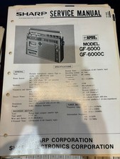 ORIG. SHARP GF-6000 GF-6000C