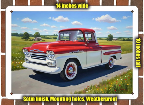 Metal sign 1958 chevrolet - -,