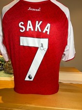 Bukayo Saka Hand Signed 25/26