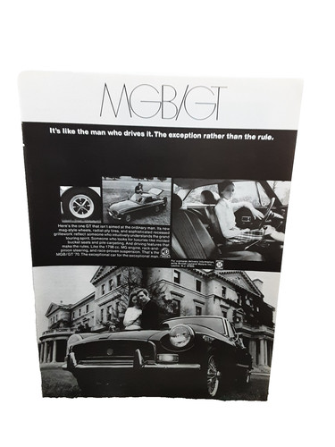 Vintage 1970 mgb print ad - 1970,