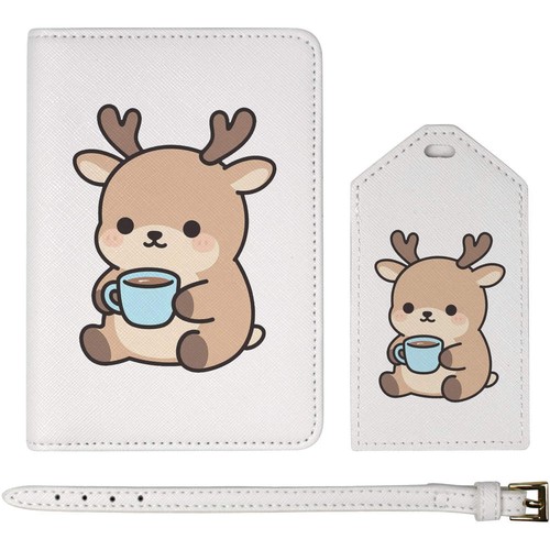 Deer holding mug tea - 'deer,