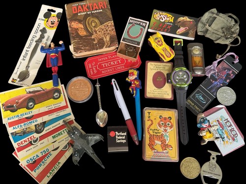 Vintage treasure junk drawer - treasure,