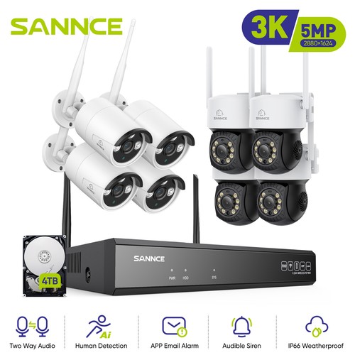 Sannce 5mp wifi - wifi, two-way