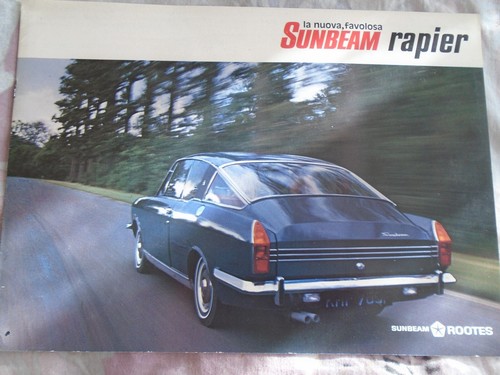 Sunbeam rapier brochure - rapier,