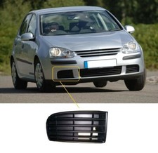 Fits VW Golf Mk5 2004-2008 Front Bumper Fog Grille No Fog Hole 4 Bars Right O/S