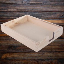 Wooden letter files - files, tray
