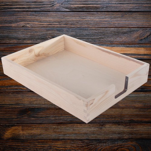 Wooden letter files - letter, tray