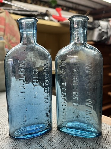 Two 1895 chemist quack cure - x2,