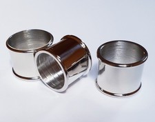 3 mixed BEADED NICKEL-SILVER
