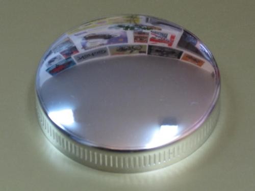 Harley gas tank cap - cap, chrome