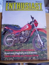 MOTORCYCLE ENTHUSIAST BIKE MAG VOL 2 # 12 NOV CAGIVA HONDA VF750 BARRY SHEENE