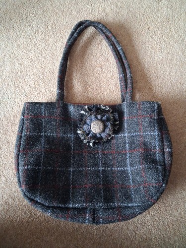 Harris tweed handbag women - tweed,