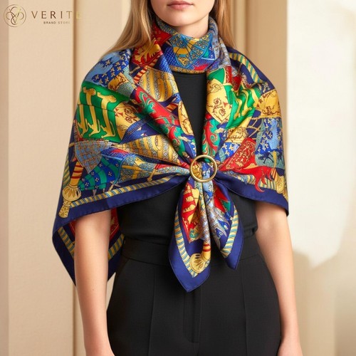 Rare vintage hermes silk scarf - vintage,