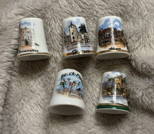 Vintage set thimbles 8 - set, thimbles: