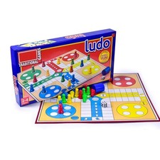 NEW TRADITIONAL LUDO BOARD GAME FAMILY FUN KIDS SET CLASSIC TRAVEL PARTY TOY