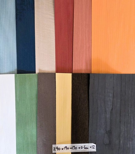 Dyed coloured wood veneer - dyed,coloured,wood,