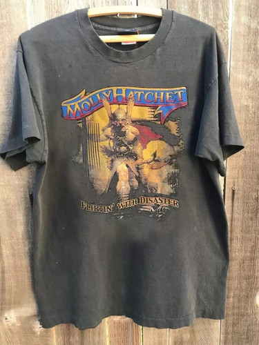 90s molly hatchet shirt size - molly,