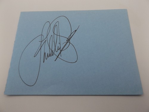 Autograph book page - x, 3.5"