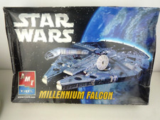 VINTAGE 2005 STAR WARS MILLENIUM FALCON AMT/ERTL MODEL KIT COMPLETE IN BOX