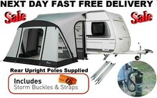 New + Rear Uprights 2025 Dorema Quick And n Easy Up 225 Air Caravan Porch Awning