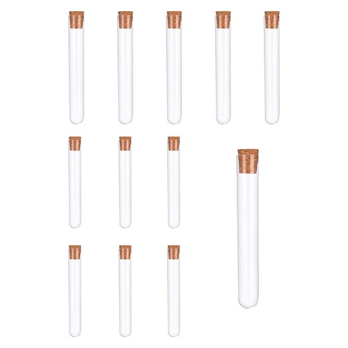 10pcs plastic test tubes clear - 10pcs, tubes,clear