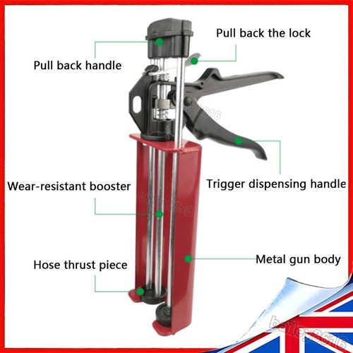 Dual component caulking gun - dual-component,