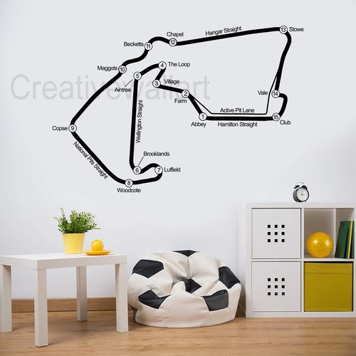 Silverstone circuit layout - silverstone,