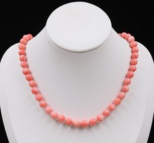 8 mm Round Shaped Pink Coral