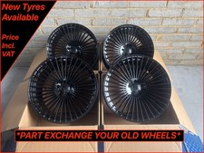 Riviera RV1 22" Black Alloy Wheels Fit Range Rover Sport L494 L461 Range Rover