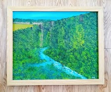 Original painting of vaiduct