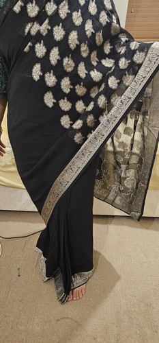 Beautiful black banarasi - beautiful, sari