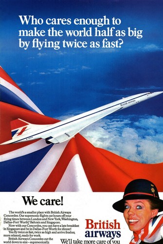 British airways concorde retro - airways,