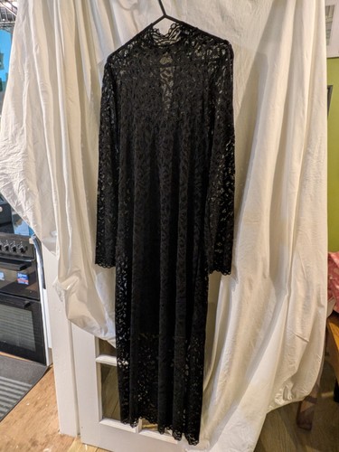 Long black dress size 10 - long,