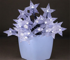 30/60 LED Star Solar Garden String Lights Fairy Twinkle Garden Outdoor Patio UK