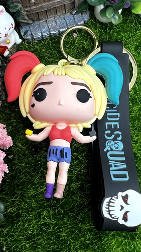 Harley quinn keychain keyring - keychain,