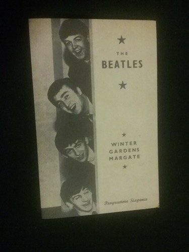 Old beatles concert programme - beatles,