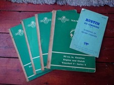 RARE  SET VAUXHALL VICTOR F-SERIES 2 SERVICE TRAINING MANUALS 1959 & Austin a55