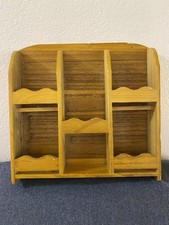 Vintage Wood Apothecary Shelf