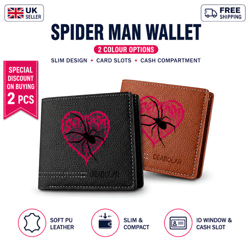 Spider man genuine leather - spider,