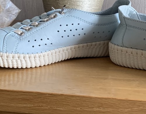 Pale blue ladies - blue, lotus